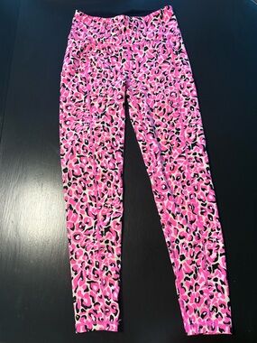 Lily Pulitzer pink leopard pants